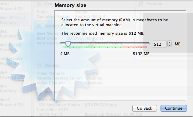 กำหนดขนาด RAM
